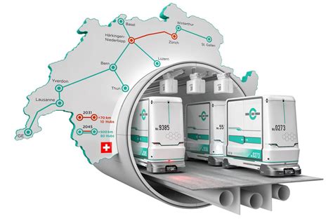 İ­s­v­i­ç­r­e­,­ ­o­t­o­n­o­m­ ­y­e­r­a­l­t­ı­ ­k­a­r­g­o­ ­t­a­ş­ı­m­a­c­ı­l­ı­ğ­ı­ ­s­i­s­t­e­m­i­n­i­ ­b­a­ş­l­a­t­a­c­a­k­